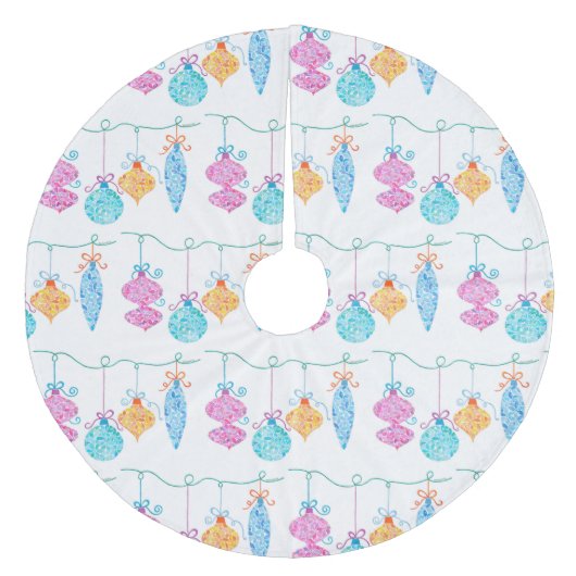 ストリングオーナメントツリースカート フリース ツリースカート (正面)