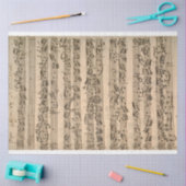 ストリングカルテットシート音楽デコページ紙 薄葉紙 (クラフト)