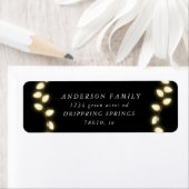 ストリングクリスマスライト差出人住所 ラベル (インサイチュ)