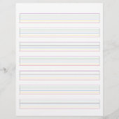 ストリングスカラフルコースティックギター音楽シート (正面)