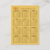 ストリングスケープギターカレンダー 名刺 (裏面)