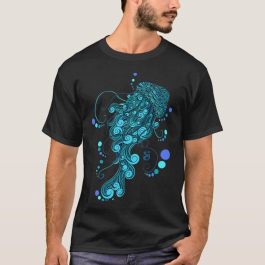 ストリングチーズインシデント クラゲ Tシャツ (正面)