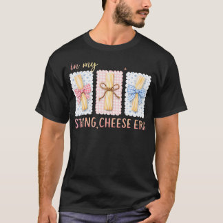 ストリングチーズママ時代に突入 Funny Mom Tシャツ