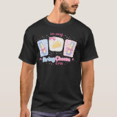 ストリングチーズ時代の私 面白ママライフTシャツ Tシャツ (正面)