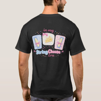 ストリングチーズ時代の私 面白ママライフTシャツ Tシャツ