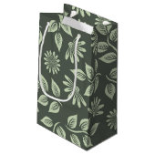 ストリングハンドル付きプロモーショナルビジネスギフトバッグ スモールペーパーバッグ (裏面アングル)