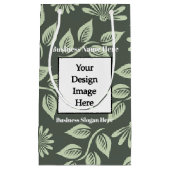 ストリングハンドル付きプロモーショナルビジネスギフトバッグ スモールペーパーバッグ (正面)