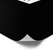 ストリングビーンズおもしろいベジタブルプンダークBG ポスター (角)