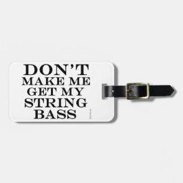 ストリングベースを取得しない ラゲッジタグ