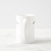 ストリングラおもしろいイト付きクリスマスパイナップル ボーンチャイナマグカップ (裏面)