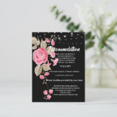 ストリングラお洒落イツブラックアコモデーションカード 案内ポストカード (スタンド正面)