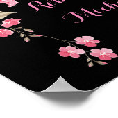 ストリングラお洒落イト黒歓迎 ポスター (角)