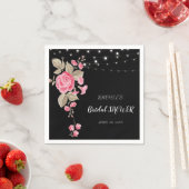 ストリングラお洒落イト（黒） スタンダードカクテルナプキン (インサイチュ)