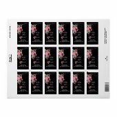 ストリングラお洒落イト(黒) ラベル (フルシート)