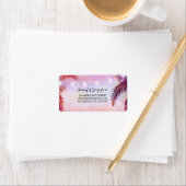 ストリングライツサンセットビーチパープル結婚ズ ラベル (インサイチュ)