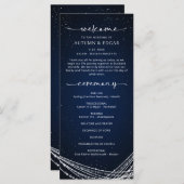 ストリングライツシナ結婚式 プログラム (正面/裏面)