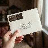 ストリングライツバ素朴ンウッド住所 シール