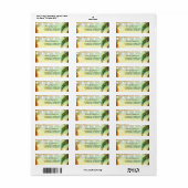 ストリングライツパームズビーチサンセットリターンズ結婚ーズ ラベル (フルシート)