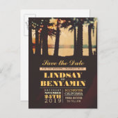 ストリングライツパームビーチ日付はがきを保存 案内ポストカード (正面/裏面)