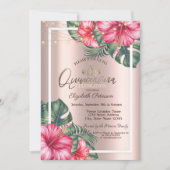 ストリングライツヒブスカスバラ金ゴールドキンセアニラ 招待状 (正面)