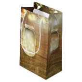 ストリングライツメイスン素朴ジャー結婚ズ スモールペーパーバッグ (裏面アングル)