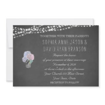 ストリングライツメイソンジャールシャルボードウェディング招待