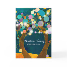 ストリングライツラブツリーズティール（緑がかった色）結婚ズ