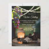 ストリングライツワインテイスティングパーティの招待状 招待状 (正面)