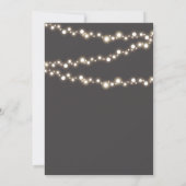 ストリングライツ企業のホリデーパーティー招待状 招待状 (裏面)