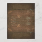 ストリングライトとメイソンジャーを使った結婚式の披露宴 エンクロージャーカード (裏面)