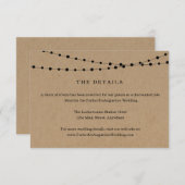 ストリングライトの詳細情報カード エンクロージャーカード (正面/裏面)