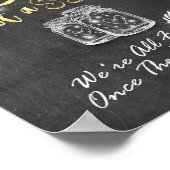 ストリングライトはサイドサインではなくシ結婚ートを選ぶ ポスター (角)