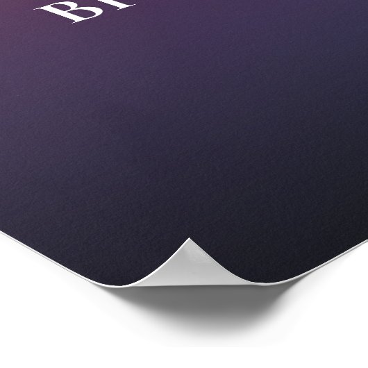 ストリングライトイン夕べスカイブライダルシャワーへようこそ ポスター (角)