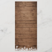 ストリングライトウッド素朴ウィンターウェディングメニュー メニュー (裏面)