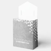 ストリングライトエレガントシルバーグレーのお願いボックス フェイバーボックス (オープン)