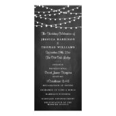 ストリングライトオンシャルボード結婚式 プログラム (正面)