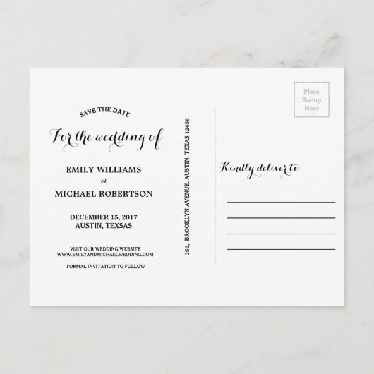 ストリングライトターコイズ《写真》ぼけ味保存日 案内ポストカード (裏面)