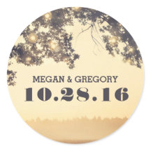 ストリングライトツリーのブ素朴ランチ結婚ーズ