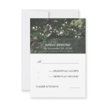 ストリングライトツリーヴィンテージ素朴RSVP