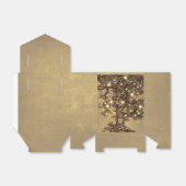 ストリングライトツリー古い素朴な結婚式の引き出物ボックス フェイバーボックス (折り畳みなし)