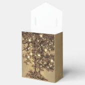 ストリングライトツリー古い素朴な結婚式の引き出物ボックス フェイバーボックス (オープン)