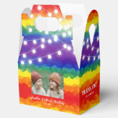 ストリングライトフォトジカラフルョイント誕生日 フェイバーボックス (オープン)