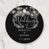 ストリングライトフローラ白黒結婚ズ フェイバータグ (裏面)