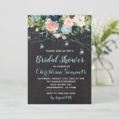 ストリングライトブライダルシャワー招待 招待状 (スタンド正面)