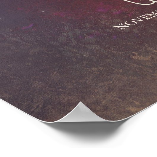 ストリングライトメイスン結婚ジャースの歓迎サイン ポスター (角)