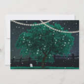 ストリングライトメイソンジャーホタル結婚式招待状 招待状 (裏面)