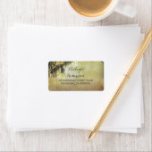 ストリングライトモッシーな木の枝 ラベル (インサイチュ)