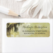 ストリングライトモッシーな木の枝 ラベル (インサイチュ)