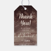 ストリングライト付きバーンラフ結婚ターありがとう ギフトタグ (裏面)