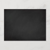 ストリングライト付き黒板結婚式招待状 インビテーションポストカード (裏面)